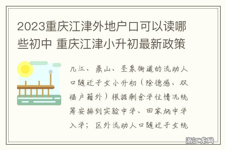 重慶小升初最新政策解讀，重慶小升初最新政策解讀與解析